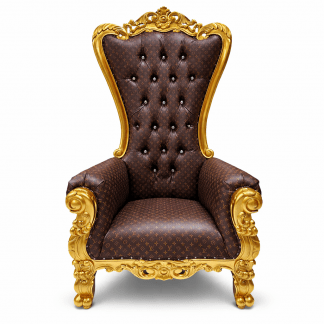 Brown Throne Chair